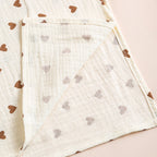 100X100cm Baby Receive Blanket for Newborn Cotton Muslin Swaddle Blanket Bedding Infant Bath Towel Baby Items Mother Kids