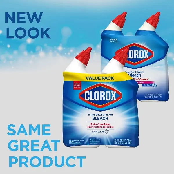 Bathroom Cleaners 2 Count Clear
