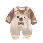 New Baby Jumpsuit Autumn Long Sleeve Cotton Cute Children Clothes Kids Clothes Crawling Boys Girls Jumpsuit