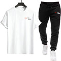Men's Tracksuit Casual Jogging Sports Single Piece Versatile Short-sleeved T-shirt and Sport Pants Daily 2026 Summer Outdoors
