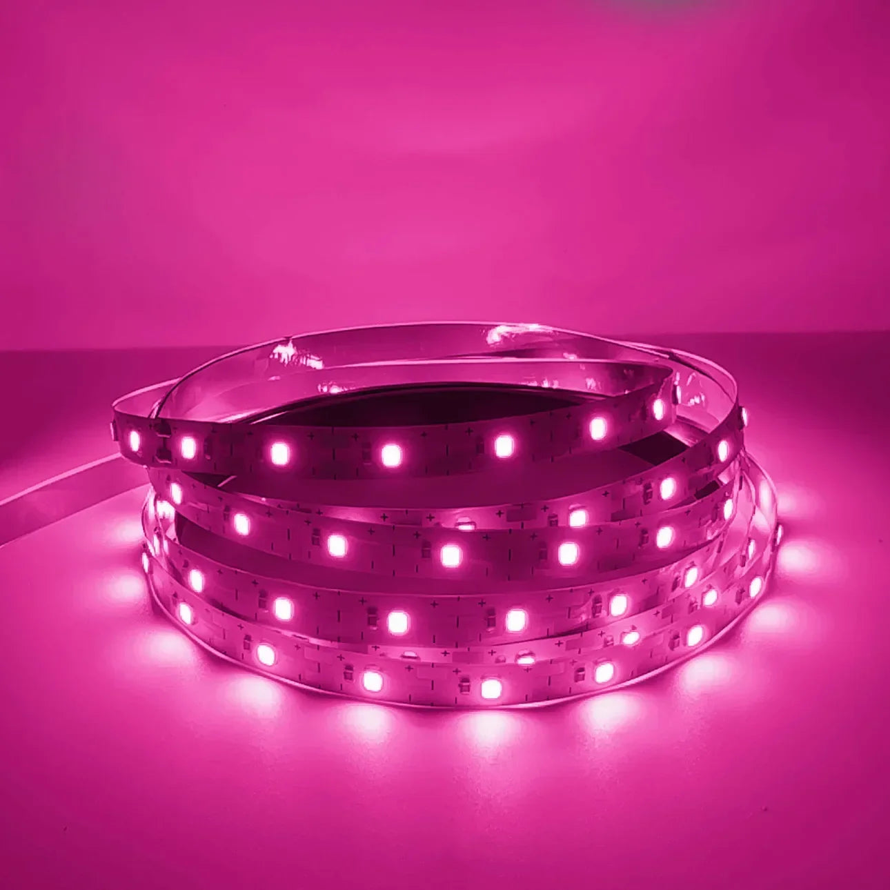 LED Strip 60LEDs/m DC12V SMD2835 Home Strip Red Blue Green Yellow Pink Warm White Flexible Cuttable Soft Lamp Bar For Home Decor