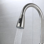 Kitchen Basin Has 2 Functions Replace The Pull-out Hot and Cold Water Faucet and The Shower Pull-out Faucet Replaces  Sprinkler