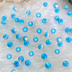 20pcs 50pcs Light Pink Opal Beads for Bracelets Necklaces Nebula Opal OLP377-390 Full/half/no Hole Beads