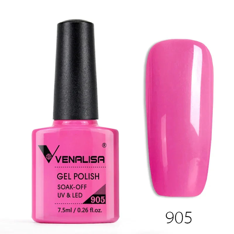 Venalisa Neon Gel Polish Varnishes Hybrid Nails For Manicure 7.5ml Semi Permanent Soak off Enamel Gel Polish UV Nail Gel Polish