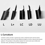 Yelix Multi-length Fans Natural Camellia Lash Extensions Fluffy Volume Lashes Soft Eyelash Extension Supplies Individual Lashes