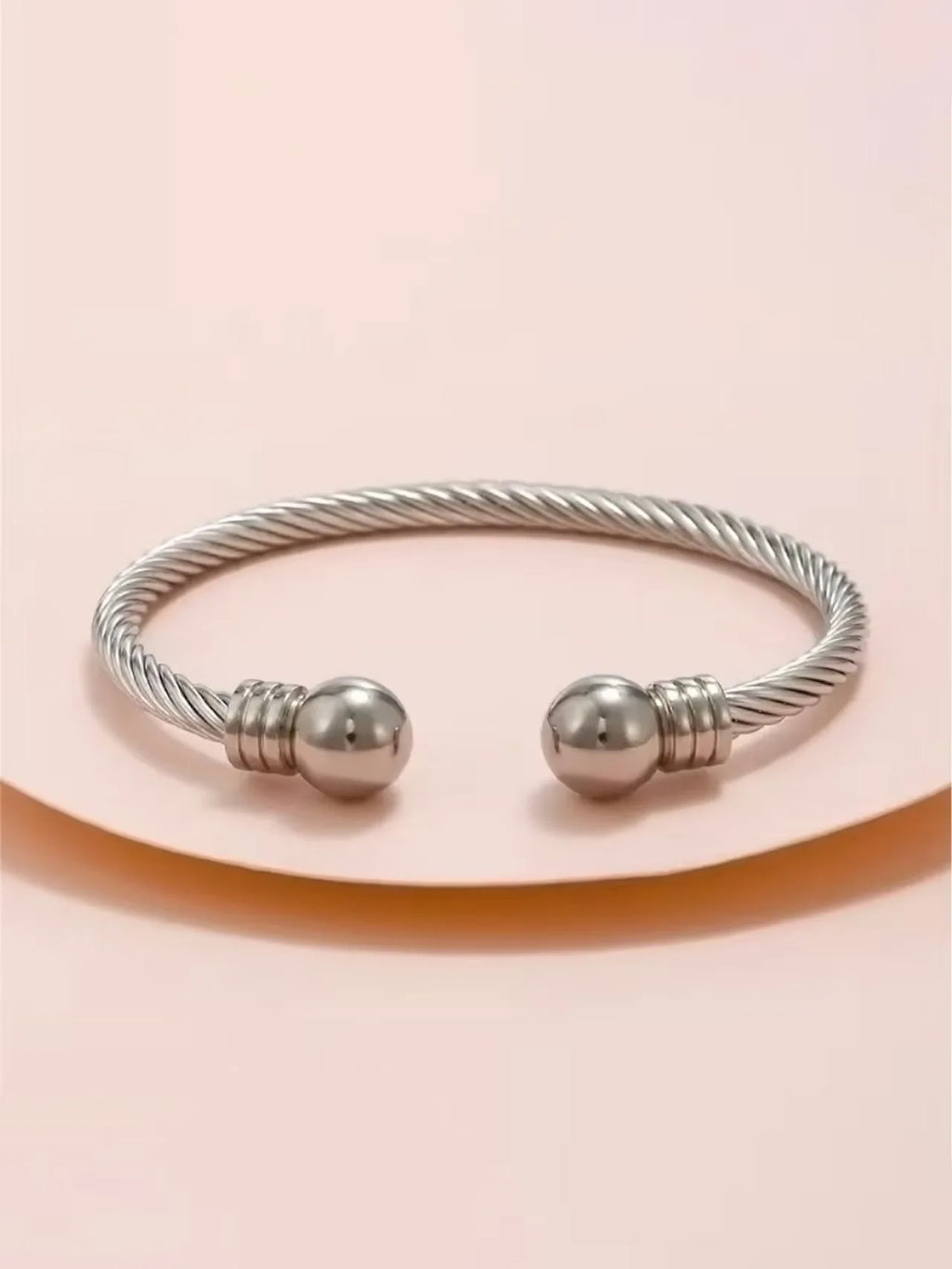 1 fashion bracelet with round balls at both ends, delicate women's bracelet, couple accessory