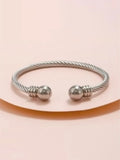 1 fashion bracelet with round balls at both ends, delicate women's bracelet, couple accessory