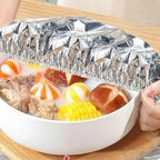 Aluminum Foil Insulation Covers Disposable Food Cover Foil Film Fresh-keep Saran Warp Fruit Storage Cover Kitchen Insulation Lid