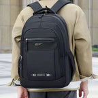 Neutral style backpack for men and women,suitable for travel and business students.Double-shoulder bag made of nylon material