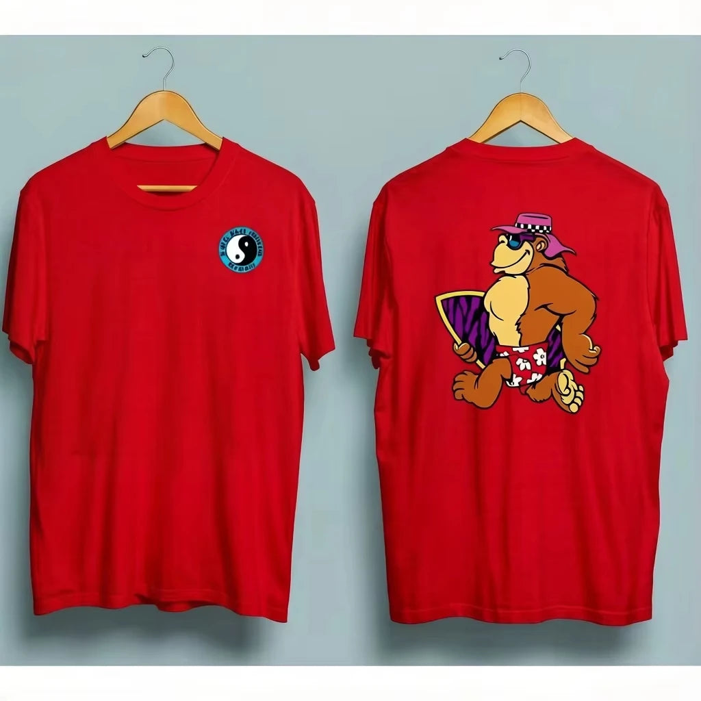 Men's T-shirt Fashion Streetwear Town and Country Shirt Men's Surf Shirt Humorous and Fun Style T-Shirts Male Clothes