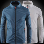 Men's sun protection clothes for summer ultra-thin breathable ice silk trendy fashion UV resistant air conditioning jacket jacke
