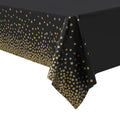 Elegant Dot Disposable Tablecloth, 137 x 274cm - Ideal for Birthday Parties Weddings Youngsters Showers and Special Occasions