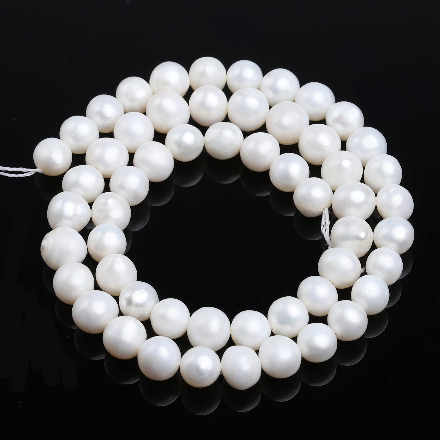 3-11mm White Natural Fresh Water Pearl Round Shape Loose Beads For Jewelry Making DIY Bracelets Necklaces Gifts Accessories