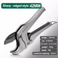 GREENERY 33/42mm Ratcheting Pipe Cutter Professional PVC PPR Tube Cutting Tool Quick Scissors Plastic Pipe Cutter Hardware Tool