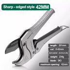 GREENERY 33/42mm Ratcheting Pipe Cutter Professional PVC PPR Tube Cutting Tool Quick Scissors Plastic Pipe Cutter Hardware Tool