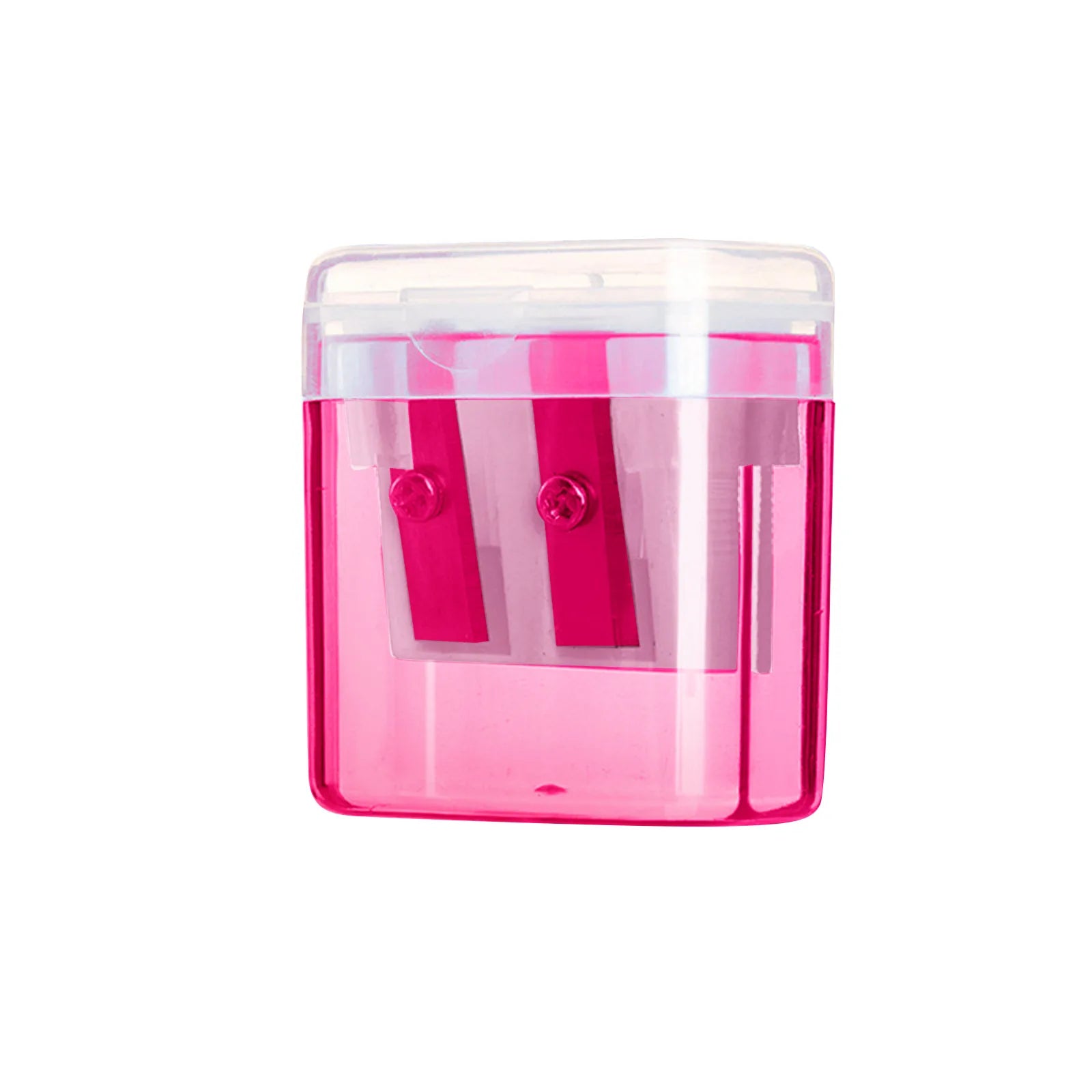 A color random student two-hole pencil sharpener for children's school supplies - a must-have for starting school