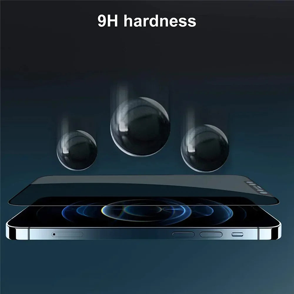 360 Degree Privacy Screen Protector For iPhone 17 16 15 14 13 12 11 Pro MAX XS Max Anti-Spy Screen Protector For iPhone 15 Plus
