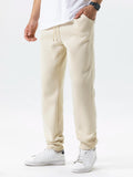 Mens Casual Pants Autumn Winter Fleece Sweatpants Men Joggers Elastic Waist Sport Casual Trousers Baggy Fitness Gym Clothing
