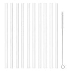 Reusable Straw with Cleaning Brush Plastic Replacement Straw Compatible with Stanley 40 oz 30 oz Cup Tumbler