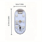 Wireless LED Car Interior Lights - USB Chargeable Ceiling Lamp, Hand Reading Light & Door Light for Night Time Illumination