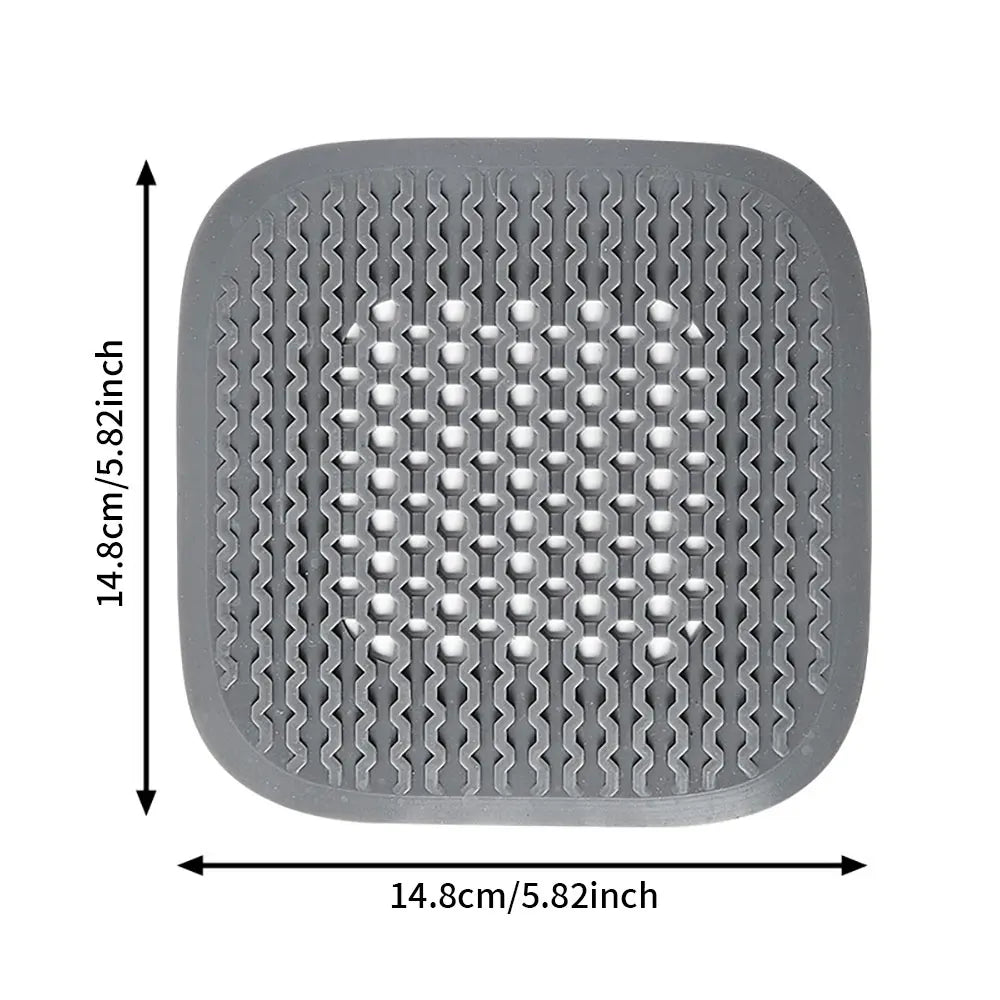 Silicone Floor Drain Hair Filter Catcher Kitchen Sink Plug Filter Stopper Shower Bathtub Drain Strainer Cover Bathroom Supplies