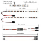 RC LED Light Strips for RC Cars Truck Airplane Boat Drone Fixed Wing Color Changeable