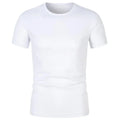 2026 New Running T-shirt Men's Summer Fashion Round Neck Comfortable Breathable Short Sleeve Fitness Exercise Speed Drying Top