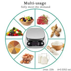 Stainless Steel Digital Kitchen Scale LCD Electronic Food Scale for Coffee Baking Jewelry - Portable High-Quality 10kg/1g