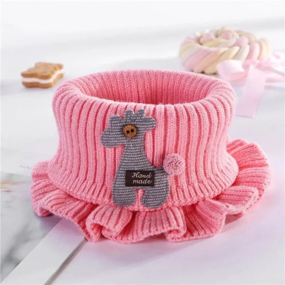 New Knit Scarfs Knitted Scarf Wool Multiple olors Winter Warmer Collar Outdoor Scarves Knitted Baby Scarf Kids