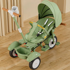 New Children's Tricycle,Reclining and Sitting Foldable Portable Stroller,1-6 Years Old Multifunctional Children's Bicycle