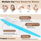 Eyebrow Trimmer Makeup Beauty Tools Safe Eye Brow Razor Face Body Hair Removal Shaver Blades Woman Eyebrows Shaping Knife
