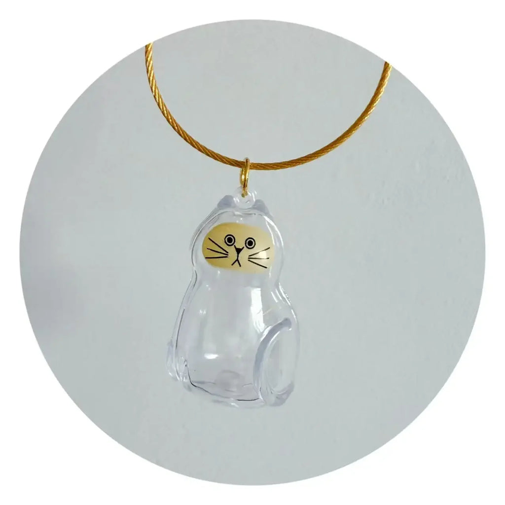 Adorable Pet Fur Storage Ornament Creative Cat Hair Collection Capsule Keychain Unique Keychain Trendy Souvenir for Pet Lover