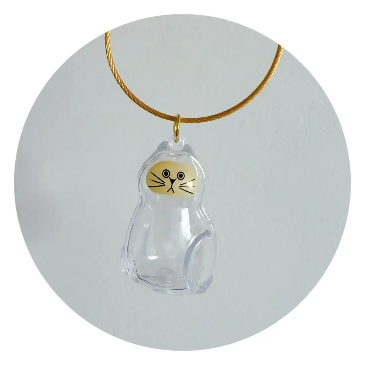 Adorable Pet Fur Storage Ornament Creative Cat Hair Collection Capsule Keychain Unique Keychain Trendy Souvenir for Pet Lover