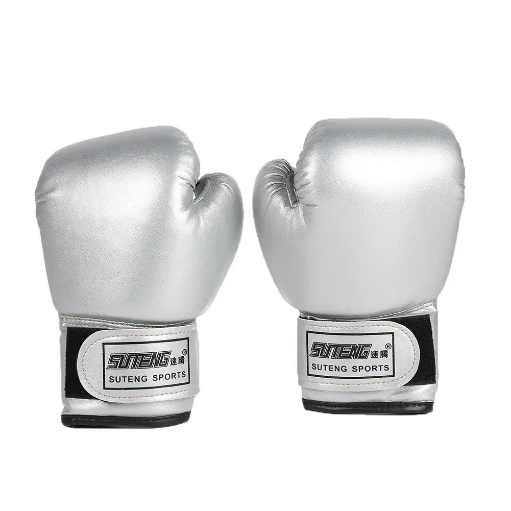 2pcs Kids Boxing Gloves PU Leather MMA Fighting Gloves Punching Bag Kickboxing Thai Gloves Professional for Kids Child Training