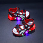 Summer Sandals New Sport Comfort Child Shoes Anti Slip Breathable Soft Light Up Boy Shoes Fashion Beach Casual Sandals Босоножки