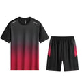 New 2025 Men's Outfit Summer Short Sleeve T Shirt Set Men Fashion 2 Piece Sportwear  Casual Shorts Sweatshirt Male Tracksuit