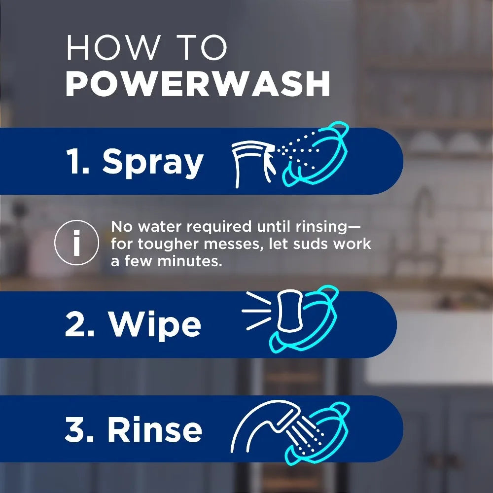 Dawn Gain Original Dish Soap Spray Dishwashing Liquid | 5X Fast Cleaning With 3 Extra Boosters | No Pre-Rinse, Instant Activated Suds | Multi-Use For Kitchen, Grill And Laundry