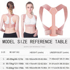 Invisibility Breathable Posture Corrector Belt Adjustable Rectify Posture Back Support Belt Back Neck Brace Posture Training