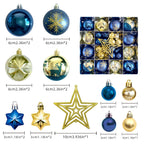 Christmas Balls Ornament Set Xmas Tree Hanging Pendant 2024 Christmas Decoration for Home New Year Gift Navidad Decors