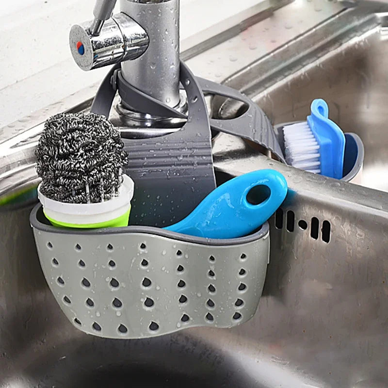 Kitchen drainage basket, kitchen sink bracket, household storage drainage basket, kitchen accessories