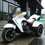 New Children's Electric Motorcycle Ride on 3-12 Years Old Load 50KG Double Kids Tricycle with True Key Start