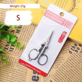Stainless Steel Foldable Sissors Portable Student Handmade Crafts Scissors Stationery Office DIY School Supplies