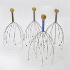 Body Head Massage Device Relaxation Octopus Scalp Massager Instrument Scratcher Relieves Tension Health Care Tools Random