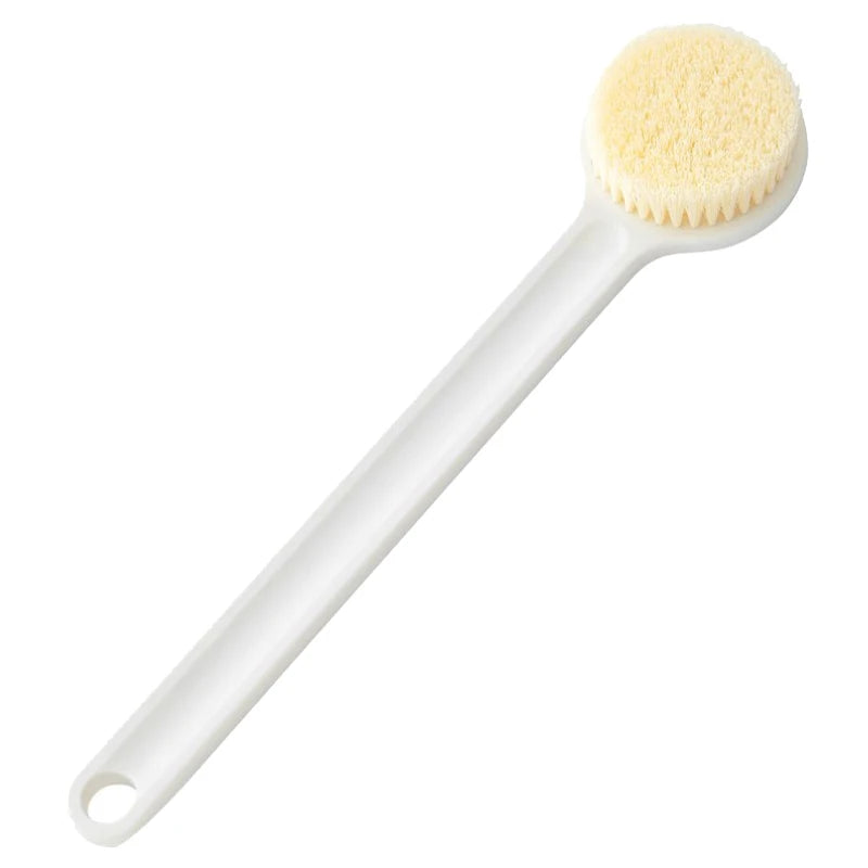 Long Handle Bath Brush Exfoliating Scrub Skin Massager for Back And Body - Bathroom Cleaning Shower Brush