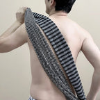 Japanese Exfoliating Bath Towel Ultra-Long Shower Scrubber for Back Antibacterial Foam Washcloth Multi-Use for Shower Skincare