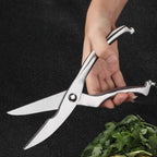 Stainless steel scissors Kitchen special multifunctional cutting food scissors Powerful sharp scissors for chicken bone barbecue