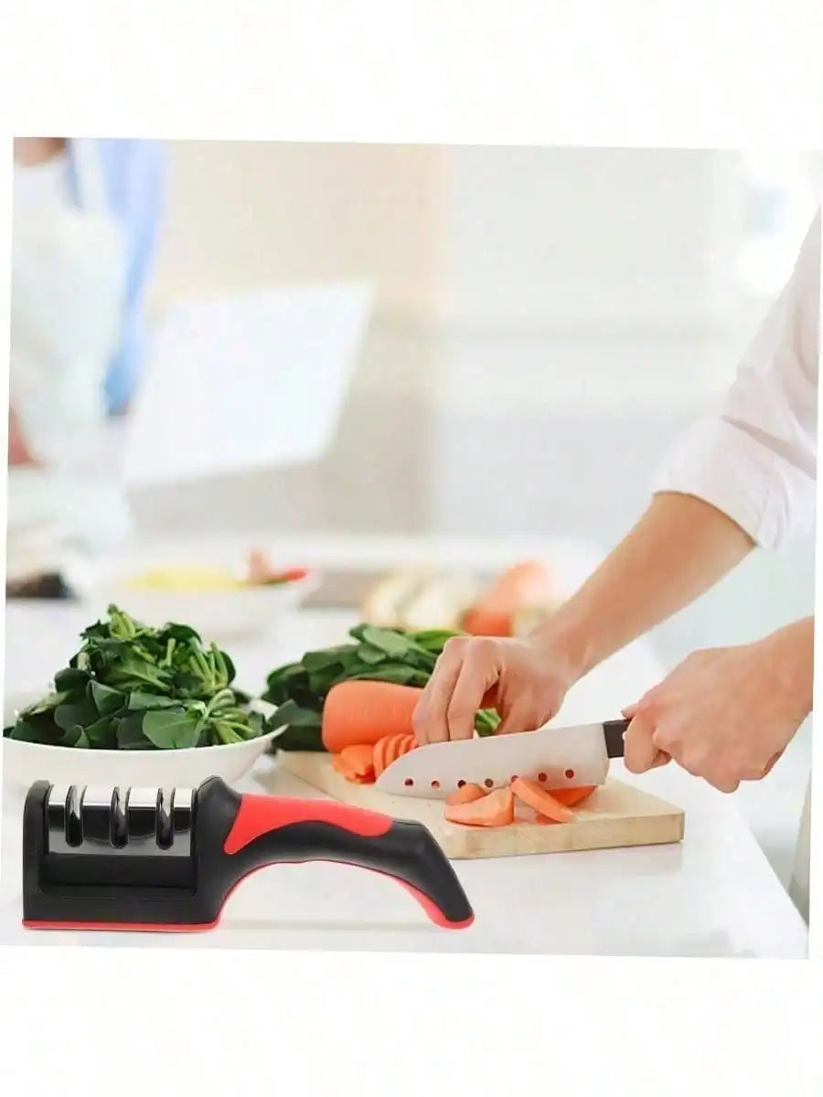 1-Pack Knife Sharpener Tool - Super Bowl Prep Edge Maintenance for Slicing Meats & Vegetables