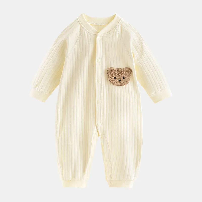 Infant Baby Kids Clothes Boy Long-sleeve Jumpsuit  Girls Clothing Newborn Unisex Cotton Rompers