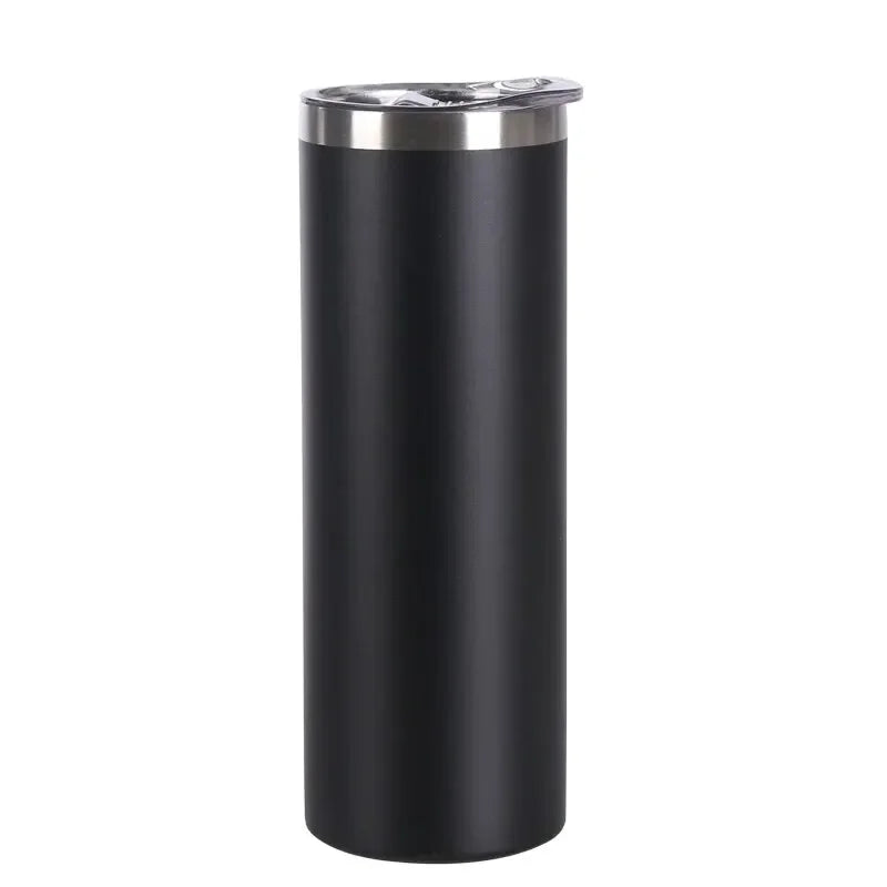 600ML Stainless Steel Vacuum Insulated Tumbler, BPA-Free Travel Mug with Lid, Reusable 20OZ Coffee Cup
