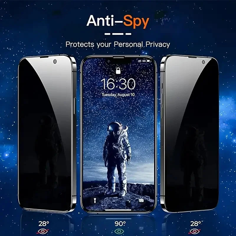 5Pcs Privacy Screen Protector for IPhone 15 16 14 13 12 11 17 Pro Max Mini Anti-spy Glass for IPhone17Air XR X XS 15 16 Plus SE